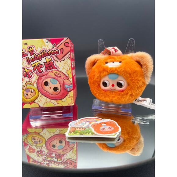 Baby Three - Tiny Animal Plush CONFIRMED “Little Apple” BEAR BB3 Little Pet - Picture 1 of 5
